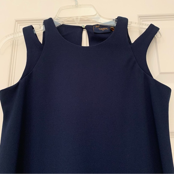 NEW Just Taylor Strappy Sleeveless Navy Dress - Picture 3 of 10